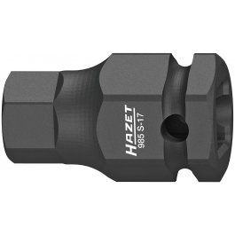 HAZET Nástrčná hlavica pre rázový a strojový uťahovač 985S-17 ∙ 1/2" ∙17