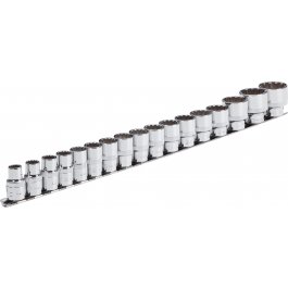 VIGOR Sada nástrčných kľúčov Multiprofil V1898 ∙ 1/2" ∙ 17 ks