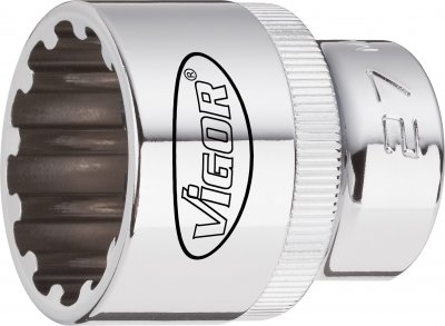 VIGOR Nástrčná hlavica s Multiprofilom V1981 ∙ 8 ∙ 25 mm