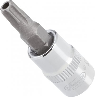 VIGOR Nástrčná hlavica pre profil Tamper Resistant TORX® V2140 ∙ T 25 H ∙ 37 mm