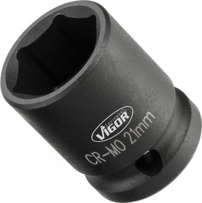 VIGOR Nástrčná hlavica pre rázový a strojový uťahovač, krátka V5550S-17 ∙ 1/2" ∙ 17