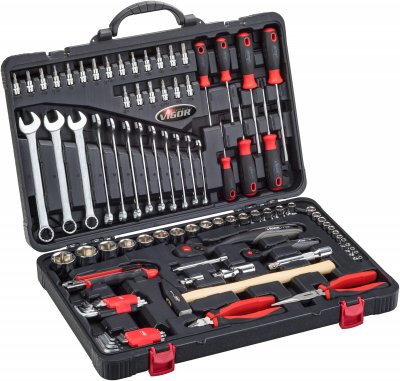 VIGOR Univerzálny kufor s náradím V4425N ∙ 95 ks