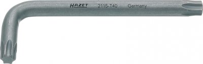 HAZET Uhlový skrutkovač/ kľúč TORX® 2115-T7 ∙ 18.5 mm