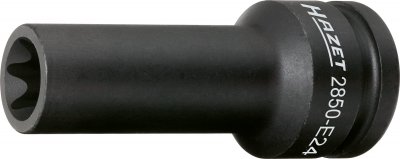 HAZET Nástrčná hlavica pre rázový a strojový uťahovač TORX® 2850-E24 ∙ 3/4" ∙ E24