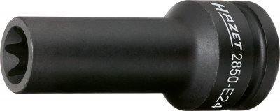 HAZET Nástrčná hlavica pre rázový a strojový uťahovač TORX® 2850-E20 ∙ 3/4" ∙ E20
