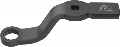 HAZET Rázový očkový kľúč (dvojitý 6-hran) s 2 nárazovými plochami 2872FS-24 ∙ 1/2" ∙ 24