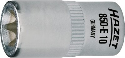 HAZET Nástrčná hlavica TORX® 850-E4 ∙ 1/4" ∙ E4