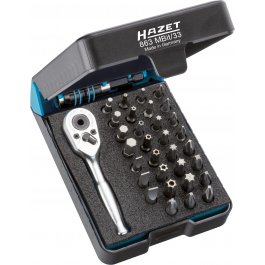 HAZET Sada bitov 863MBIT/33 ∙ 1/4" ∙ 33 ks