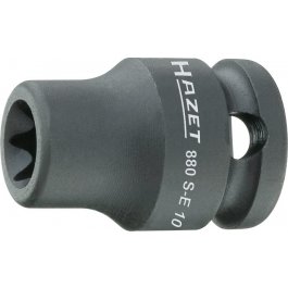 HAZET Nástrčná hlavica pre rázový a strojový uťahovač TORX® 880S-E10 ∙ 3/8" ∙ E10