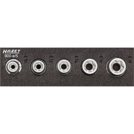 HAZET Sada nástrčných hlavíc TORX® (1/12) 900-E/5 ∙ 1/2" ∙ 5 ks
