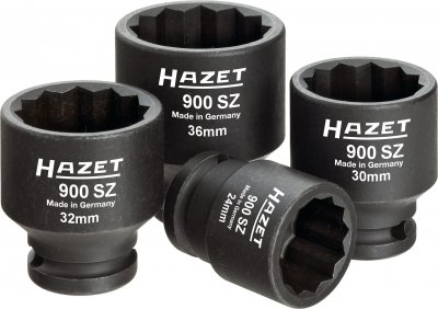 HAZET Sada hnacích, kĺbových a nápravových hriadelí 900SZ/4 ∙ 1/2" ∙  4 ks