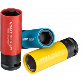 HAZET Sada nástrčných kľúčov pre rázový a strojový uťahovač 903SPC/3 ∙ 1/2" ∙ 3 ks