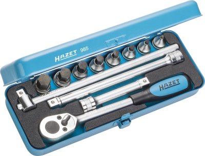 HAZET Sada nástrčných hlavíc 985 ∙ 1/2" ∙ 12 ks