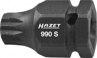 HAZET Nástrčná hlavica pre rázový a strojový uťahovač 990S-18 ∙ 1/2" ∙ 43 mm