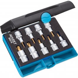HAZET Sada nástrčných hlavíc TORX® 992/9 ∙ 1/2" ∙ 9 ks