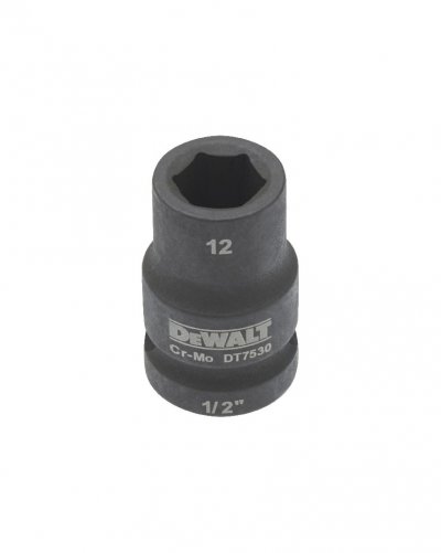 DeWALT DT7530 Uťahovacia hlavica pre rázové uťahovače, ø 12 mm, 1/2" krátka