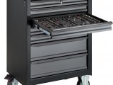 VIGOR V2379N Dielenský vozík a sada „Black Edition“, 164 ks náradia