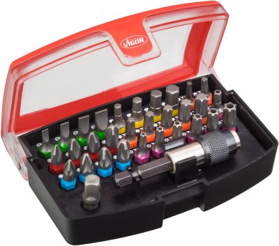 VIGOR Box s bitami V5019 ∙ 6,3 (1/4") ∙ 32 ks