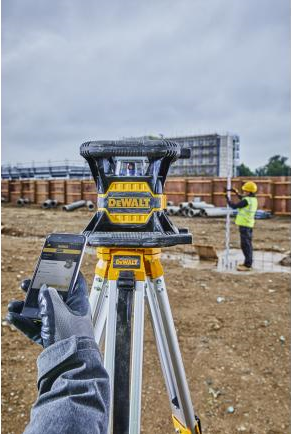 DeWALT DCE080D1RS Aku rotačný laser červený 18V TOOL CONNECT, 2 Ah