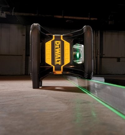 DeWALT DCE080D1GS Aku rotačný laser zelený 18V TOOL CONNECT, 2 Ah