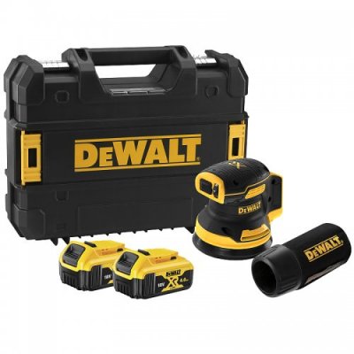 DeWALT DCW210P2 Aku excentrická brúska bezuhlíková 18 V XR, 5 Ah, 125 mm