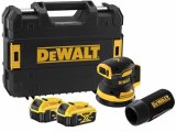 DeWALT DCW210P2 Aku excentrická brúska bezuhlíková 18 V XR, 5 Ah, 125 mm