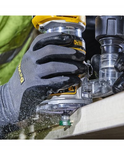 DeWALT DCW604NT Aku kombinovaná frézka horná bezuhlíková 18 V XR, 8 mm