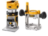 DeWALT DCW604NT Aku kombinovaná frézka horná bezuhlíková 18 V XR, 8 mm