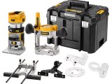 DeWALT DCW604NT Aku kombinovaná frézka horná bezuhlíková 18 V XR, 8 mm