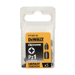 DeWALT DT7386T Skrutkovacie nástavce EXTREME Pz1 x 25 mm