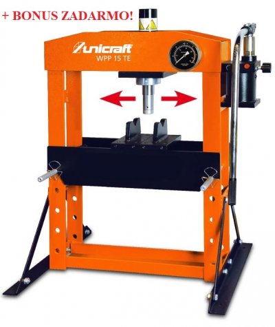 Unicraft® Stolný hydraulický lis WPP 15 TE