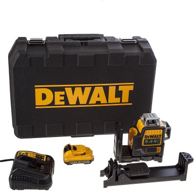DeWALT DCE089D1G Aku laserový kríž zelený 3 x 360° 10,8 V