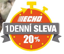 Akcia 20% na záhradnú techniku ECHO!