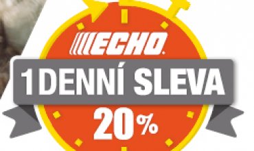Akcia 20% na záhradnú techniku ECHO!