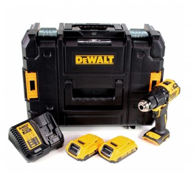 DeWALT DCD709D2T Aku vŕtačka príklepová bezuhlíková 18 V, 2 Ah