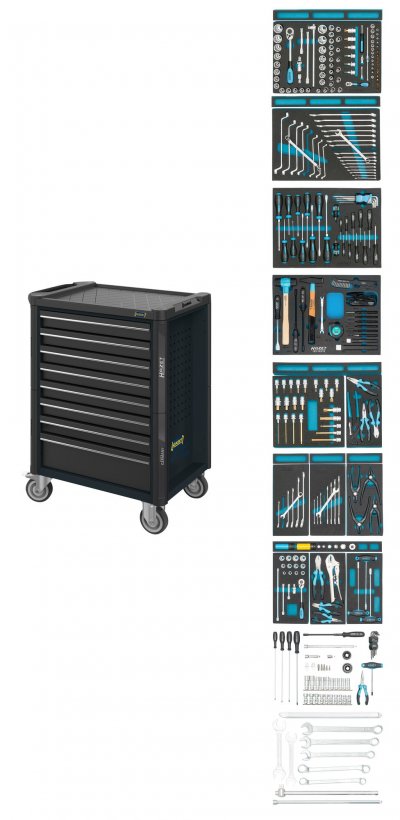 HAZET Dielenský vozík Asistent 179N-8-RAL7021/300 ∙ 300 ks