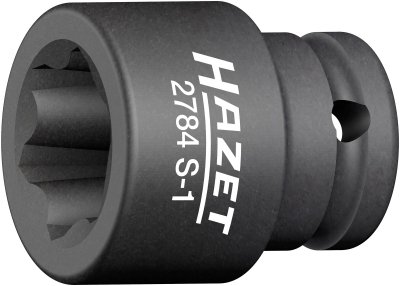 HAZET Nástrčná hlavice pre rázový a strojový utahovač 2784S-1 ∙ 1/2" ∙ Drážkový profil