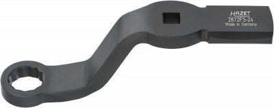 HAZET Rázový očkový kľúč (dvojitý 6-hran) s 2 nárazovými plochami 2872FS-24 ∙ 1/2" ∙ 24