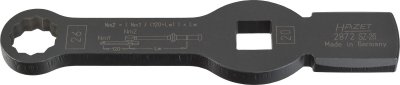 HAZET Rázový očkový kľúč (dvojitý 6-hran) s 2 nárazovými plochami 2872SZ-26 ∙ 3/4" ∙ 26