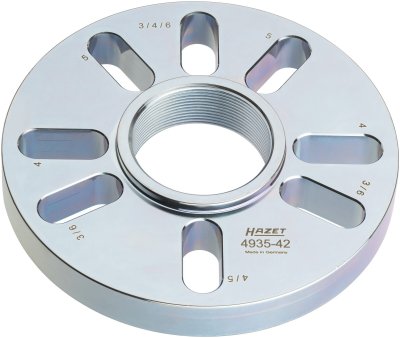 HAZET Adaptérová doska ∅ 160 mm, pre rozostup otvorov o ∅ 90 až 130 mm 4935-42