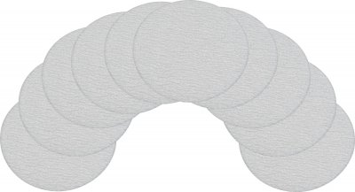 HAZET Náhradné brúsne papiere pre pneumatickú brúsku 9033-5-04/10, Z320, 75 mm, 10 ks