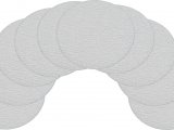 HAZET Náhradné brúsne papiere pre pneumatickú brúsku 9033-5-04/10, Z320, 75 mm, 10 ks