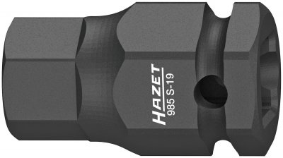 HAZET Nástrčná hlavica pre rázový a strojový uťahovač 985S-19 ∙ 1/2" ∙ 19
