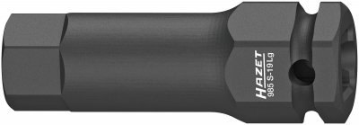 HAZET Nástrčná hlavica pre rázový a strojový uťahovač 985S-19LG ∙ 1/2" ∙ 19