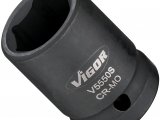 VIGOR Nástrčná hlavica pre rázový a strojový uťahovač, krátka V5550S-10 ∙ 1/2" ∙ 10