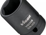 VIGOR Nástrčná hlavica pre rázový a strojový uťahovač, krátka V5550S-17 ∙ 1/2" ∙ 17