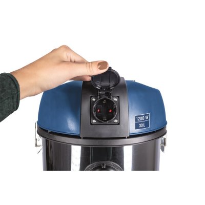 Scheppach / Woodster ASP 30 PLUS Vysávač na suché/ mokré vysávanie s mechanickým oklepom, 1200 W, 30 l