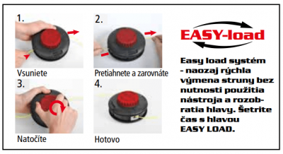 HECHT000109 Strunová hlava EASY-LOAD