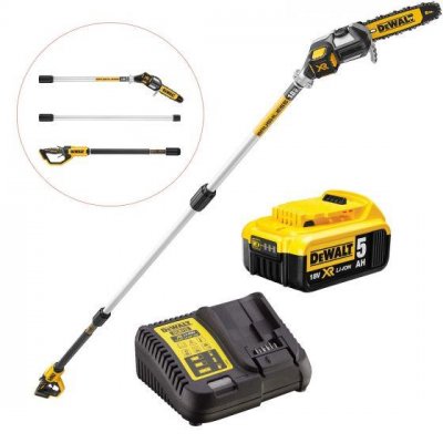DeWALT DCMPS567P1 Aku vyvetvovacia reťazová píla 20 cm, 18 V, 5 Ah