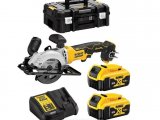 DeWALT DCS571P2 Aku kotúčová píla 115 mm, 18 V, 5 Ah